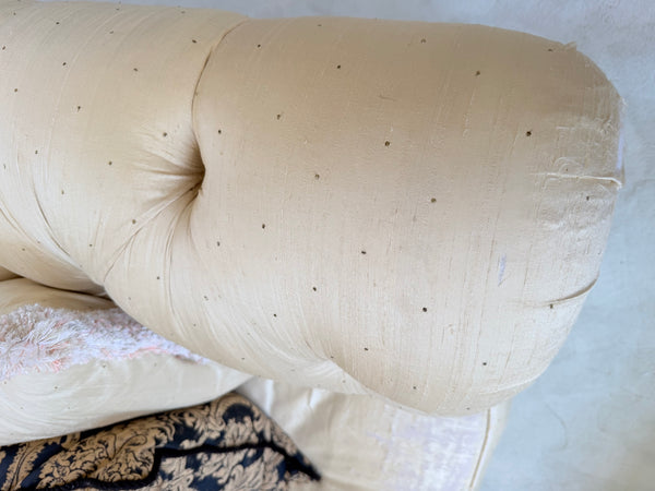 Design Resources Custom Silk Tufted Sofa