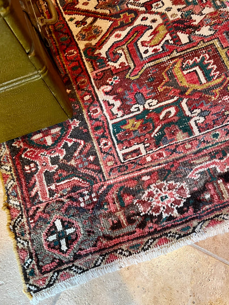 Tribal Area Rug in Red