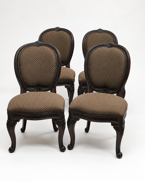 Set of 4 Henredon French Louis XV  Dining Chairs