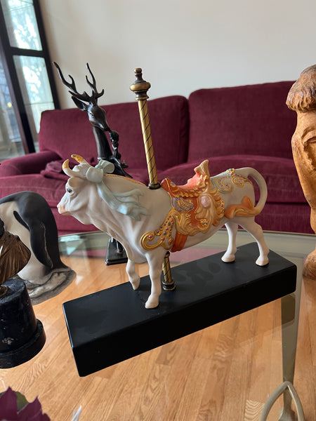 Cybis Porcelain Carousel Bull Figurine