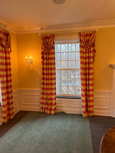 Silk Lined Drapery Panels (6 available)