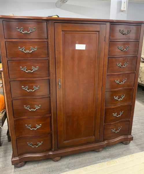 Solid Wood Wardrobe Dresser Armoire