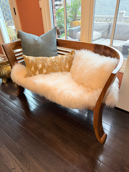 Teak Bentwood Bench