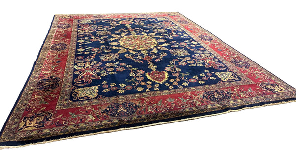 Hand Knotted 100% Wool Persian Sarouk Mir Area Rug