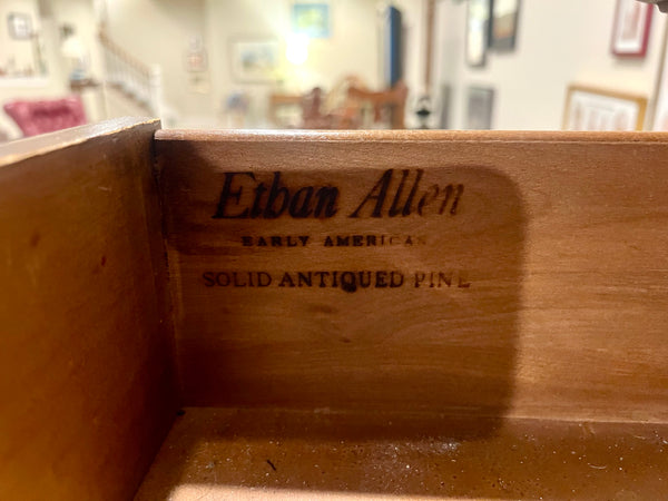 1970's Ethan Allen Old Tavern Collection Pine Dresser Chest