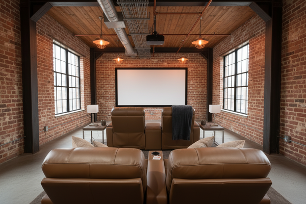 NEW Seatcraft Kodiak CoolZero Italian Leather Power Straight Row of 2 Theater Seating