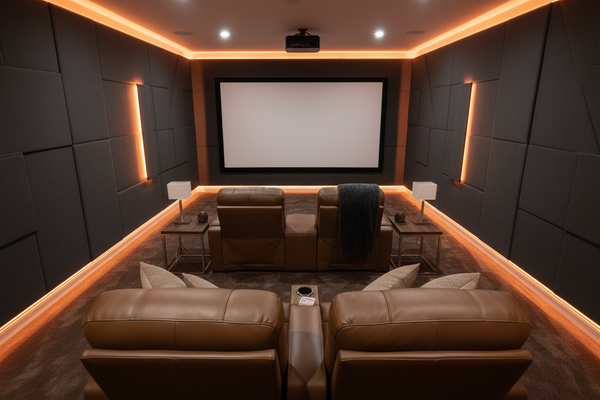 NEW Seatcraft Kodiak CoolZero Italian Leather Power Straight Row of 2 Theater Seating