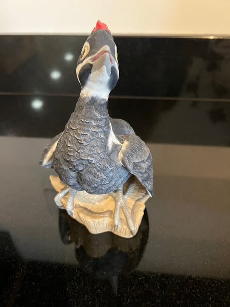 Boehm Fledgling Pileated Woodpecker Porcelain Figurine
