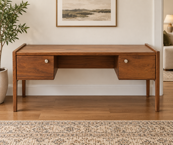 Jens Risom Design Inc Mid-Century Modern Executive Desk 1960's