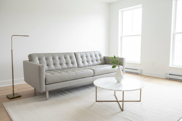 Italian Leather Parker Sofa by American Leather