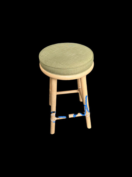 Pair of Vintage McGuire Counter Height Bar Stools