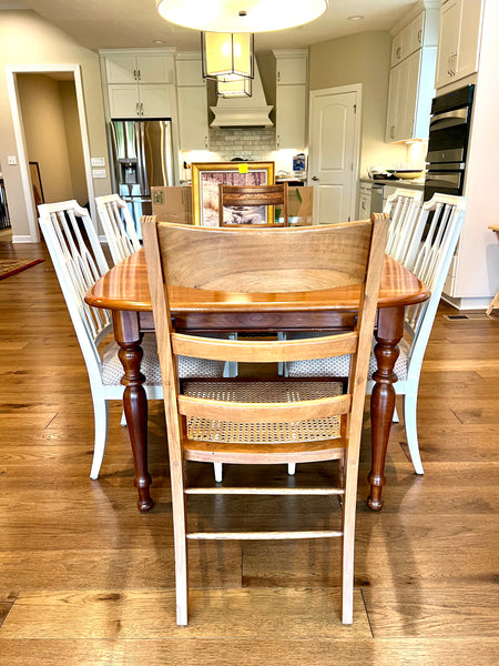 Solid Wood Dining Table and 6 Chairs