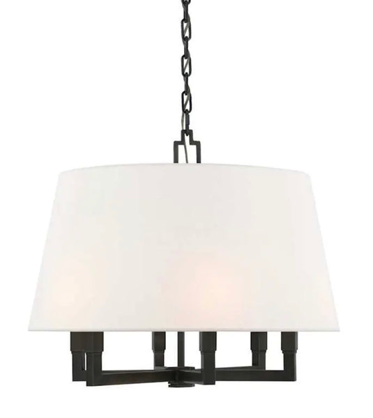 Visual Comfort Square 6 Light 24" Wide Chandelier