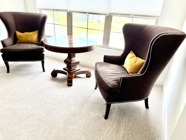 Williams Sonoma Home Chelsea Wingback Chairs - A Pair