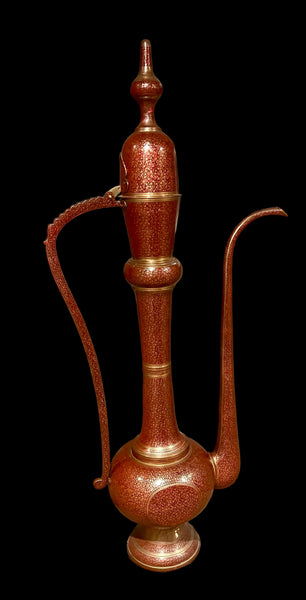 Moorish Style Monumental Floor Standing Palace Brass Ewer