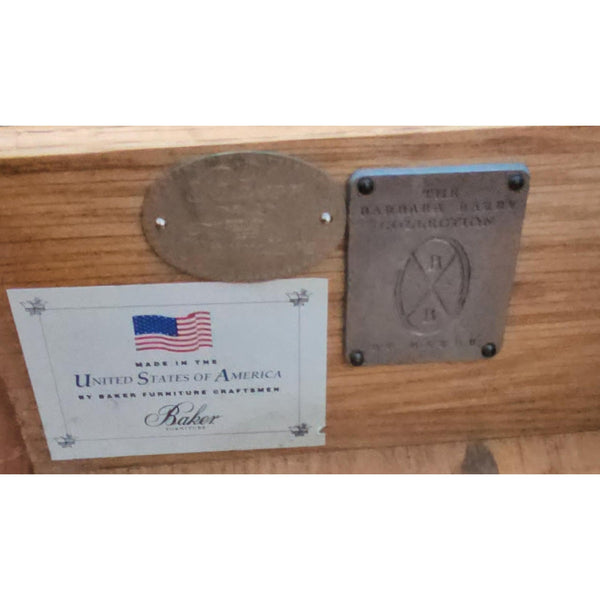 Baker Barbara Barry Queen Mahogany 4 Piece Bedroom Set