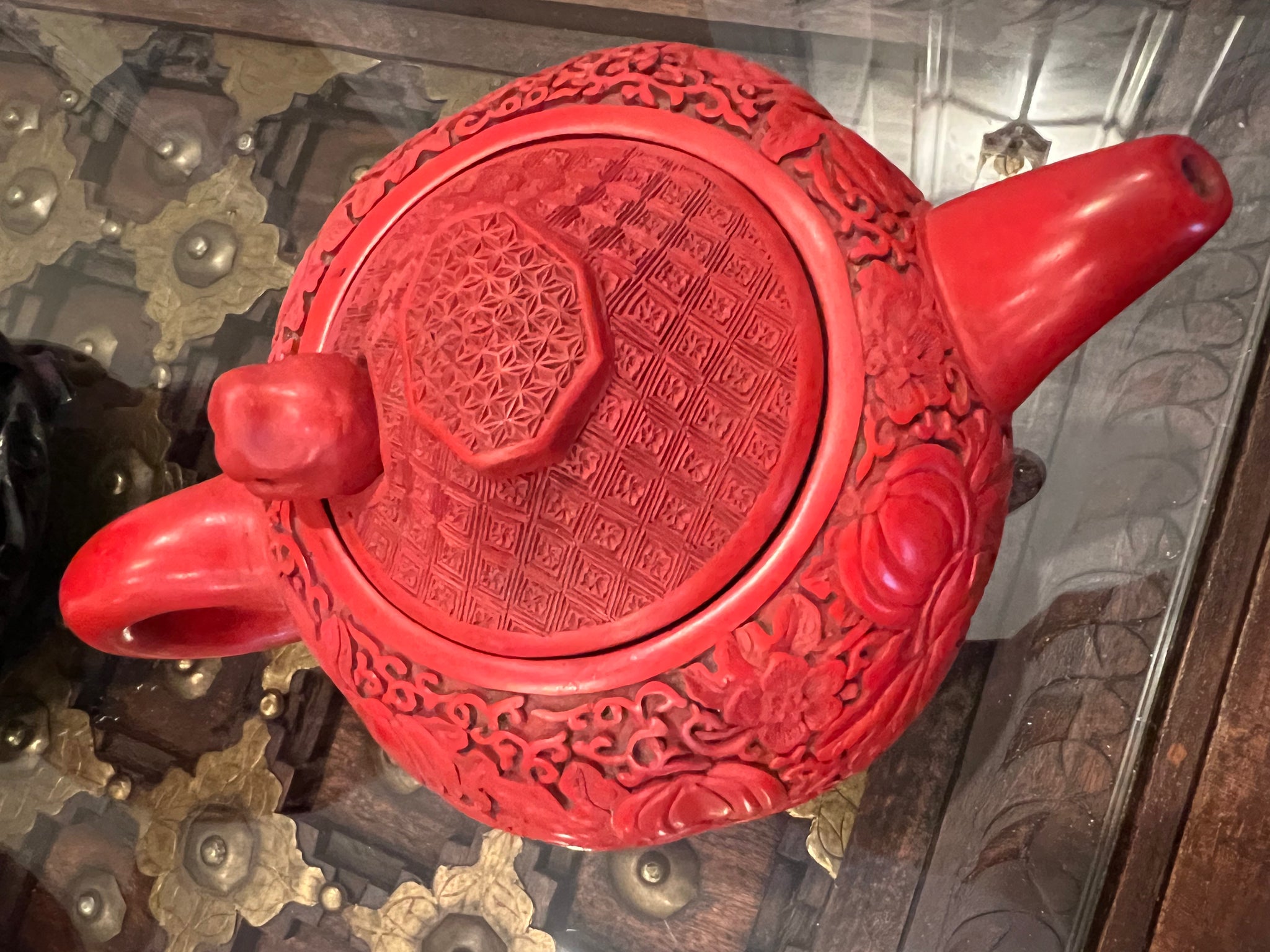 Vintage Cinnabar Lacquered YiXing Zisha Teapot – KLM Luxury