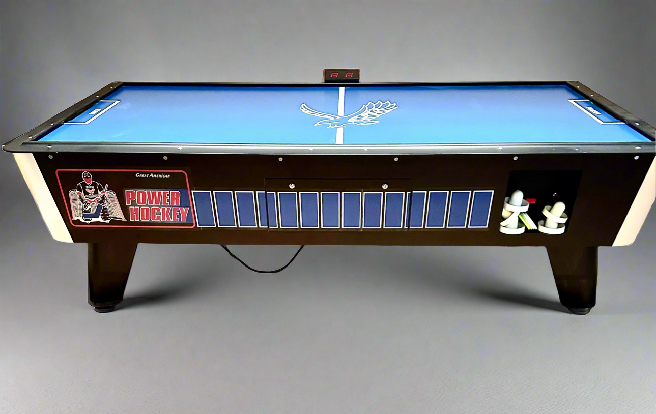 Great American 7' Power Air Hockey with Side Electric Score