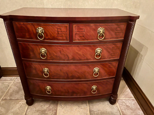 Baker Furniture Bow Front Dresser Commode