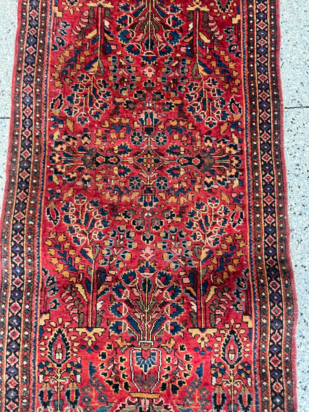 Antique Small Handmade Area Rug
