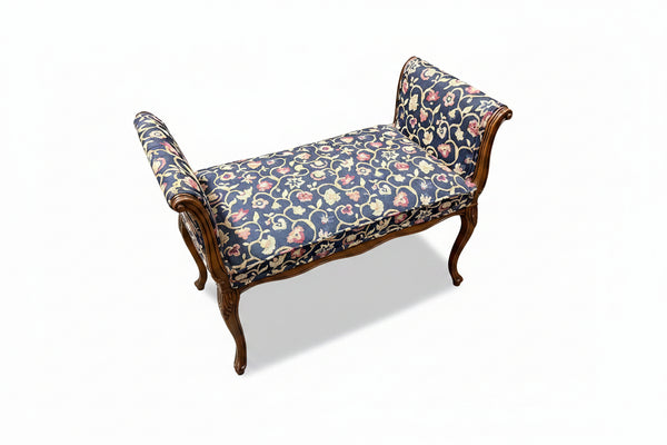 Antique Style French Louis XV Window Bench