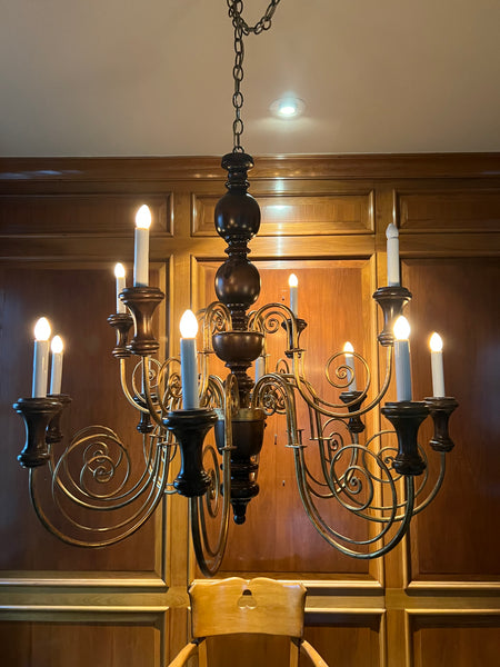 Flemish Large 12 Light Chandelier