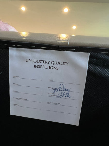 Heritage Henredon Square Leather Cocktail Ottoman Table