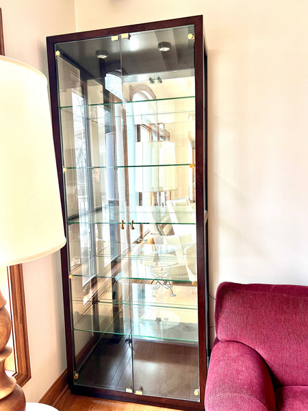 Thomasville MCM Curio China Cabinet (2 Available)