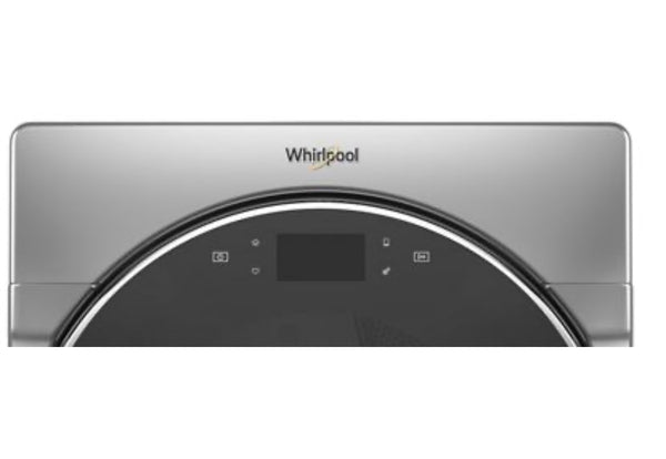 Whirlpool Chrome Shadow Electric Front Load Washer and Dryer Set with Pedestals