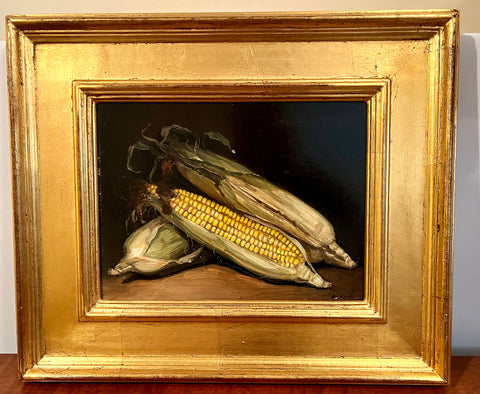 Still Life in Corn on Board by Ann Vaughan Leggett Art