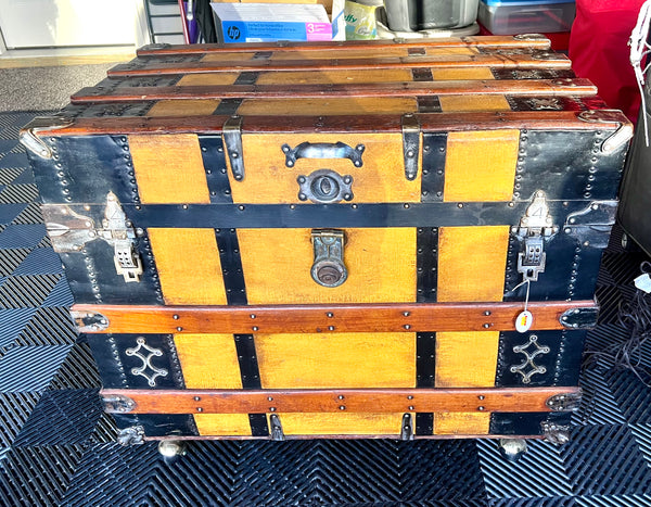 Antique Steamer Travel Trunk