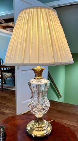 WATERFORD Thistle Crystal Table Lamp