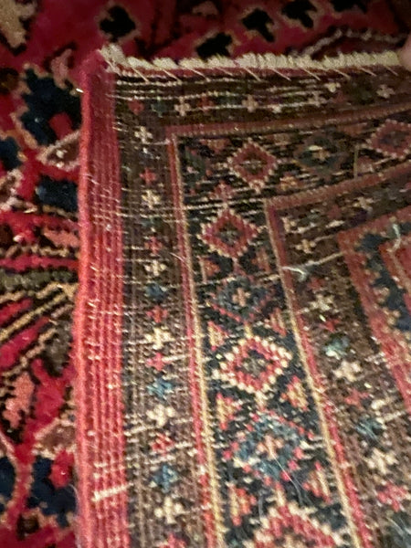 Antique Small Handmade Area Rug