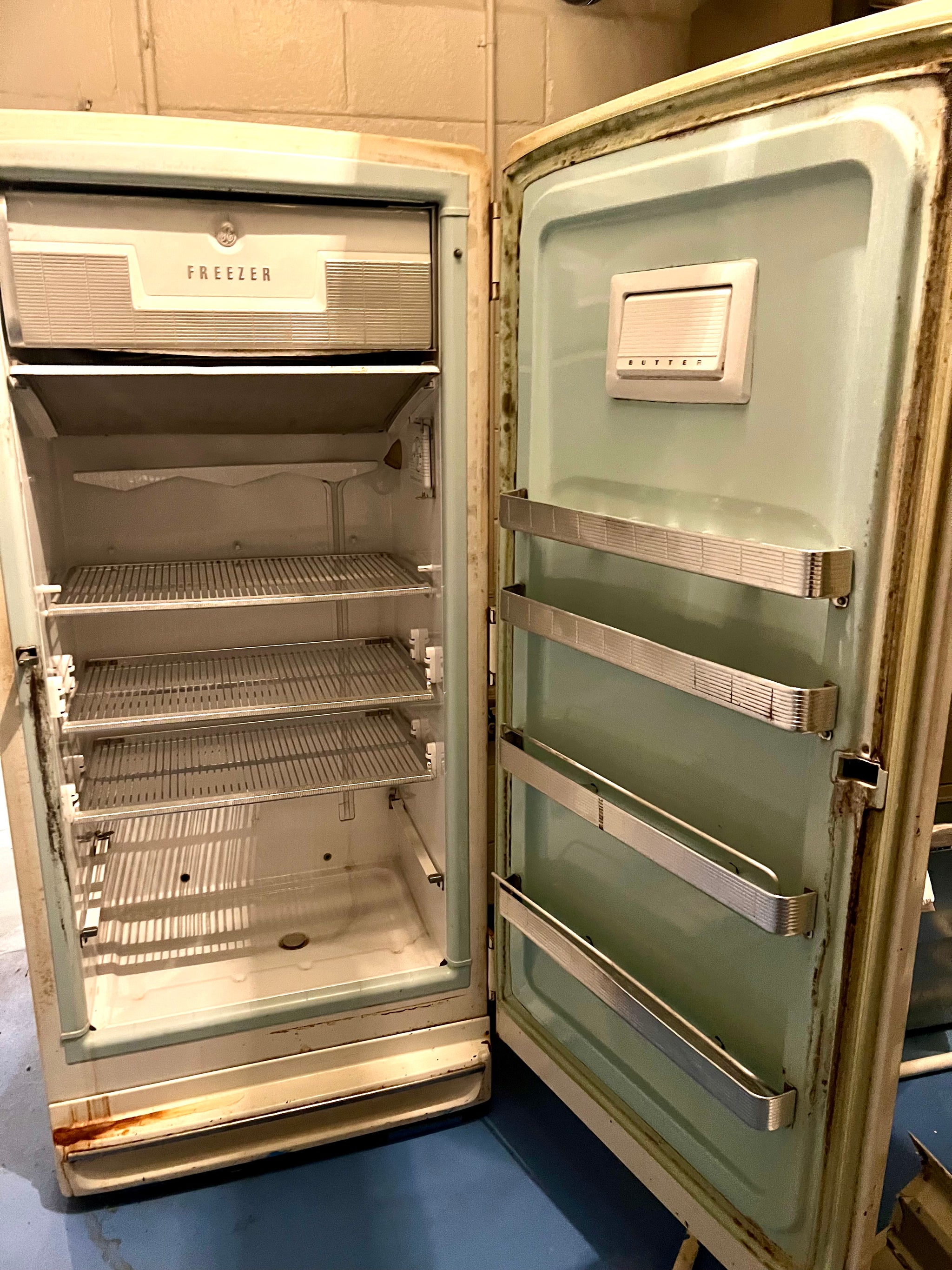 Antique GE Refrigerator Freezer – KLM Luxury Consignment