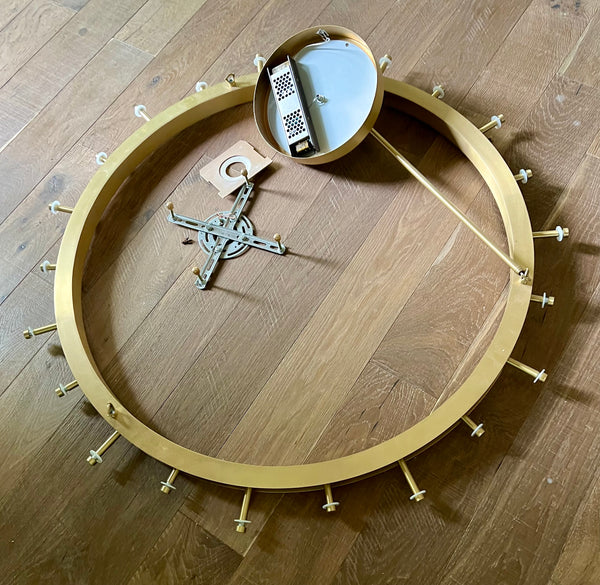 L Modern Lighting Quartz Circular Chandelier (Never Used)