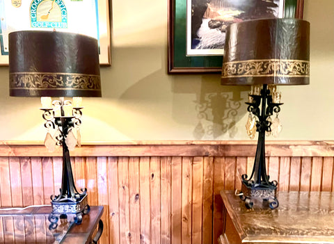 Pair of Old World Table Lamps