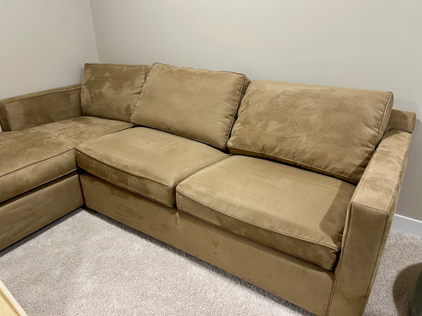 Crate and Barrel Gather 2-Piece Sectional Sofa with Chaise