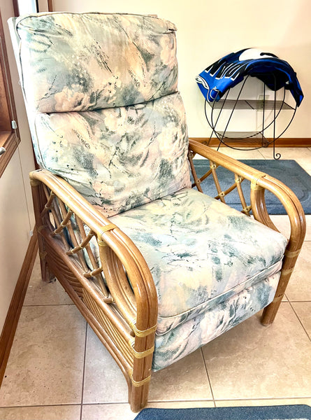 Vintage Lane Bamboo Loveseat and Pair Side of Chairs