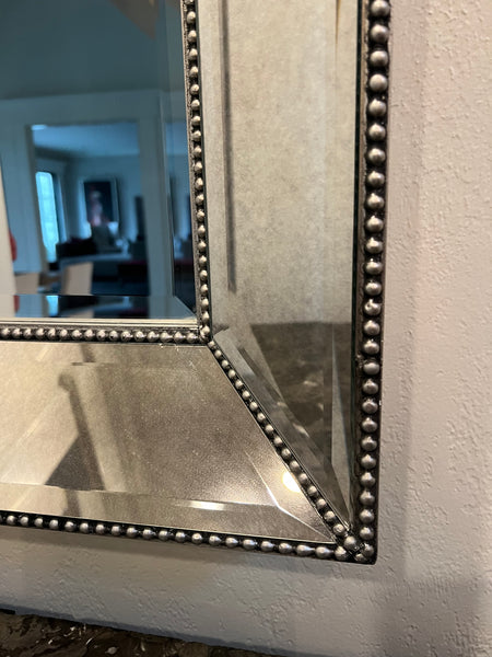 Restoration Hardware Beaded Venetian Beveled Mirror