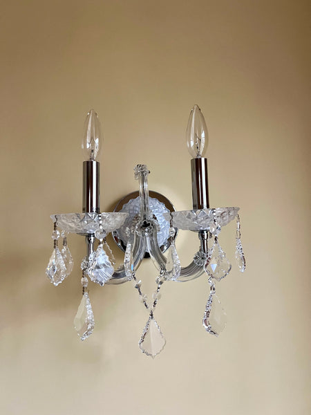 James R Moder Maria Teresa Grand Swarovski Wall Scones (3 Available)