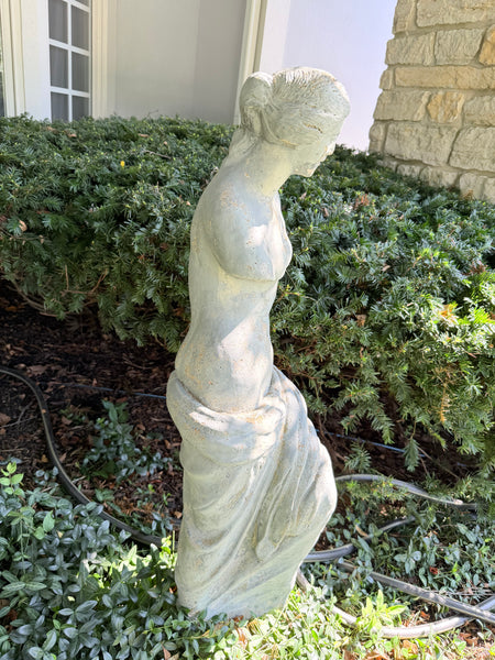 Venus De Milo Goddess Cast Stone Outdoor Sculpture