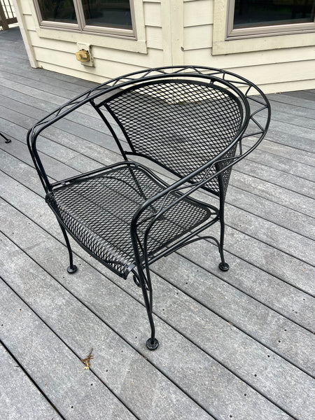 Pair of Salterini 1950's ZigZag Patio Dining Chairs