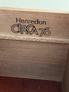 Henredon Circa 76 Campaign Highboy Dresser