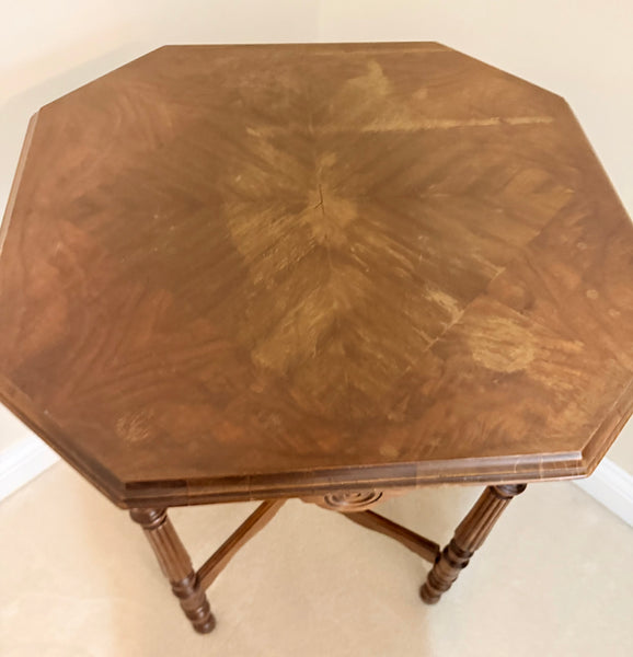 Vintage Octogonal Side Table