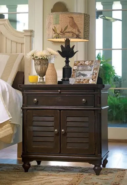 paula deen bedroom furniture tobacco 932175 Universal Home - Door Chest Paula Deen Home Drawer Nightstand