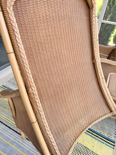 Vintage Lloyd Flanders Lloyd Loom 7-Piece Wicker Set