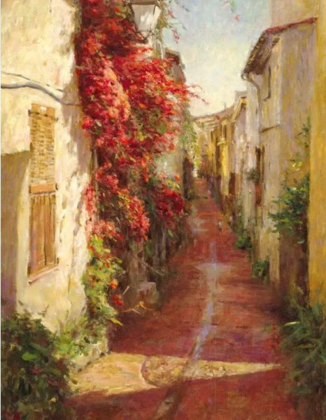 Leonard Wren “Street in Antibes” Limited Edition Giclee 37/295