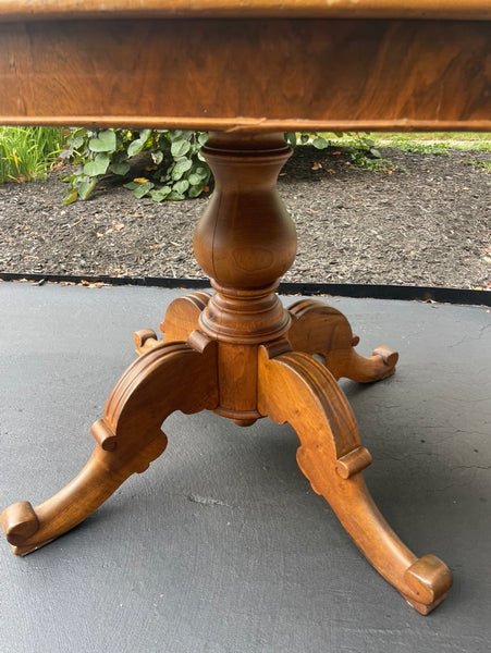 Early 20th C Antique Oval Mahogany Dining or Entry Table