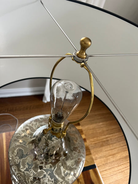 Rare 1960's MCM Carlo Nason for Mazzega Four Tier Murano Table Lamp