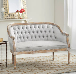 Megan Traditional Tufted French Settee